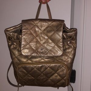 Kate Spade Emerson Place Neko Gold Backpack